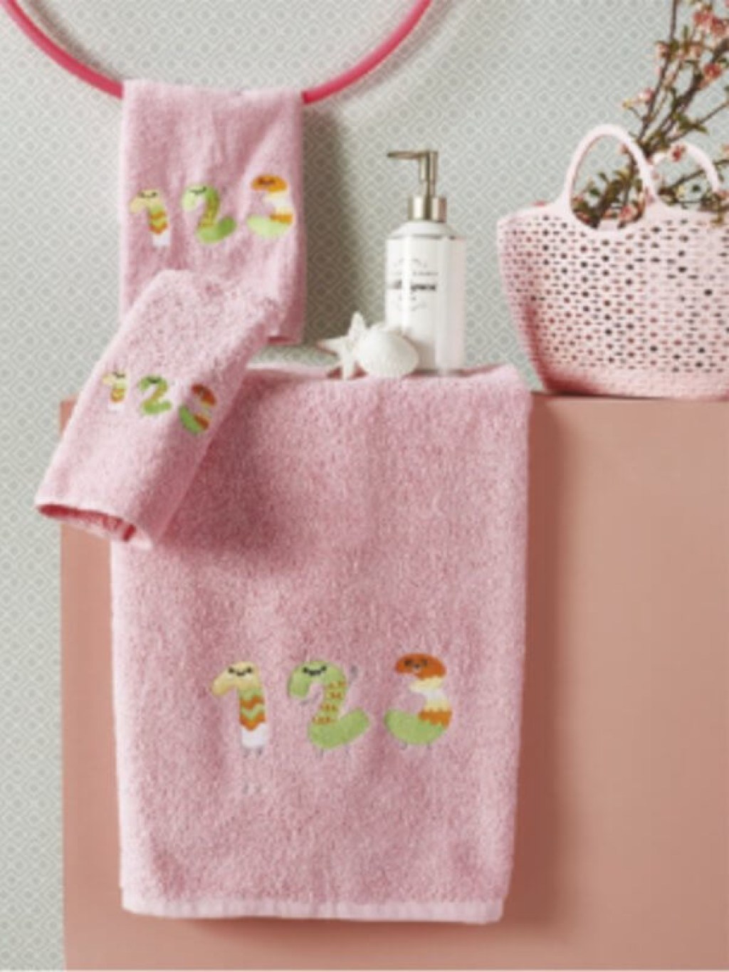 Σετ Βρεφικές Πετσέτες Βαμβακερές Γαρύφαλλο | Γαρύφαλλο - Λευκά Είδη