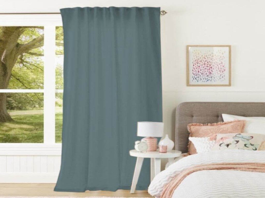 Κουρτίνα Μεσαίας Σκίασης Μονόχρωμη Βεραμάν με Τρέσα Vera Γαρύφαλλο 280x280 | Γαρύφαλλο - Λευκά Είδη