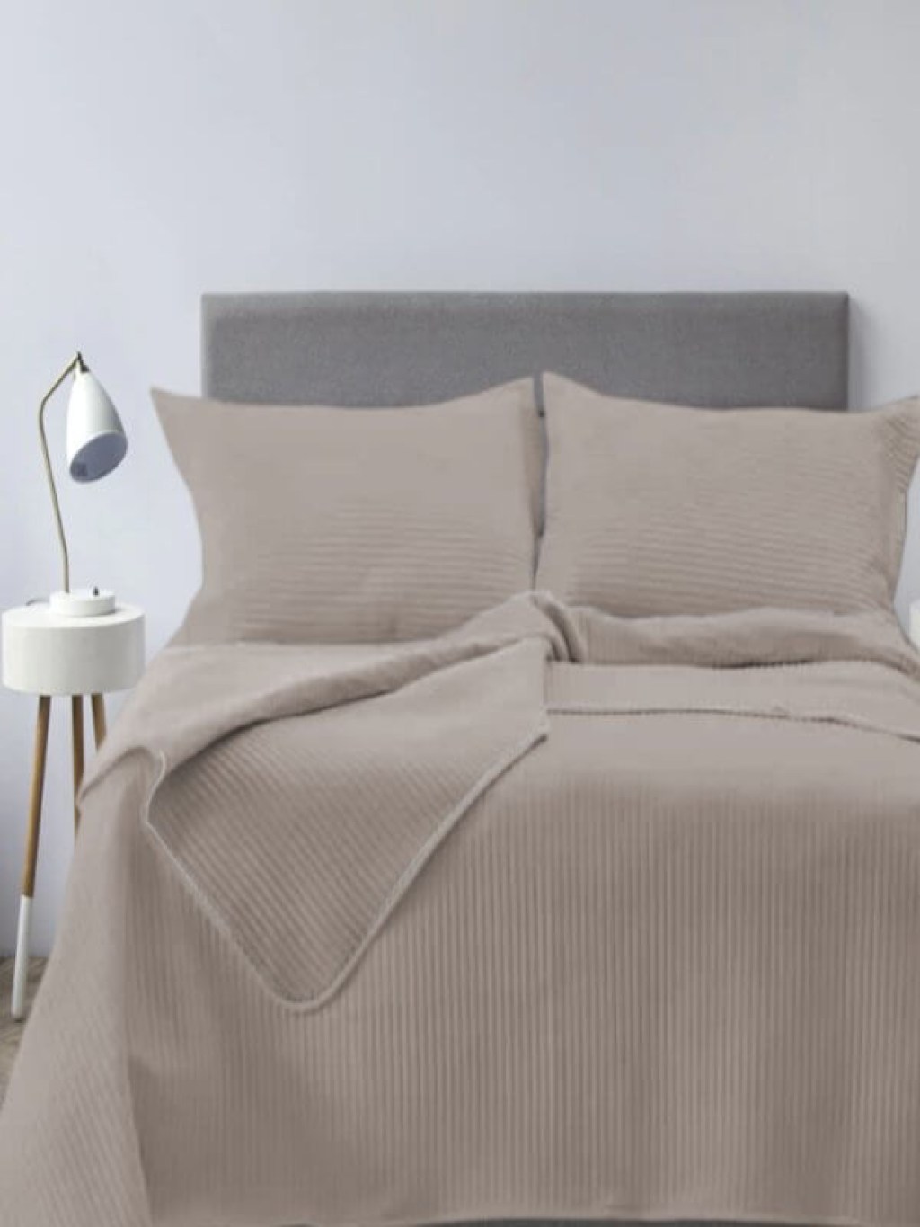 Κουβερλί Σετ Υπέρδιπλο Μπεζ Microsatin Jazz Γαρύφαλλο 230x250 | Γαρύφαλλο - Λευκά Είδη