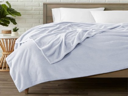 Κουβέρτα Ημίδιπλη Fleece Ανοικτό Γκρι OneColor Γαρύφαλλο 180x200 | Γαρύφαλλο - Λευκά Είδη