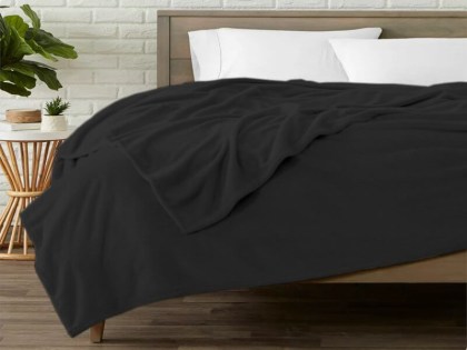 Κουβέρτα Ημίδιπλη Fleece Ανθρακί OneColor Γαρύφαλλο 170x200 | Γαρύφαλλο - Λευκά Είδη