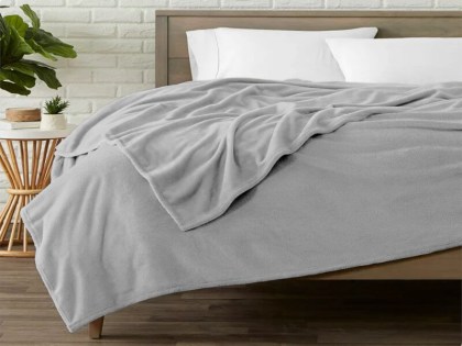 Κουβέρτα Υπέρδπλη Fleece Γκρι OneColor Γαρύφαλλο 220x260 | Γαρύφαλλο - Λευκά Είδη