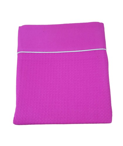 Κουβέρτα Πικέ Υπέρδιπλη Φούξια Βαμβακερή Hotel Line 350gsm Γαρύφαλλο 220x240 | Γαρύφαλλο - Λευκά Είδη