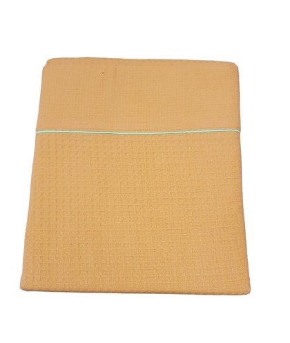 Κουβέρτα Πικέ Υπέρδιπλη Πορτοκαλί Βαμβακερή Hotel Line 350gsm Γαρύφαλλο 220x240 | Γαρύφαλλο - Λευκά Είδη