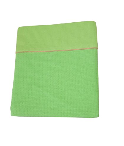 Κουβέρτα Πικέ Υπέρδιπλη Πράσινη Βαμβακερή Hotel Line 350gsm Γαρύφαλλο 220x240 | Γαρύφαλλο - Λευκά Είδη