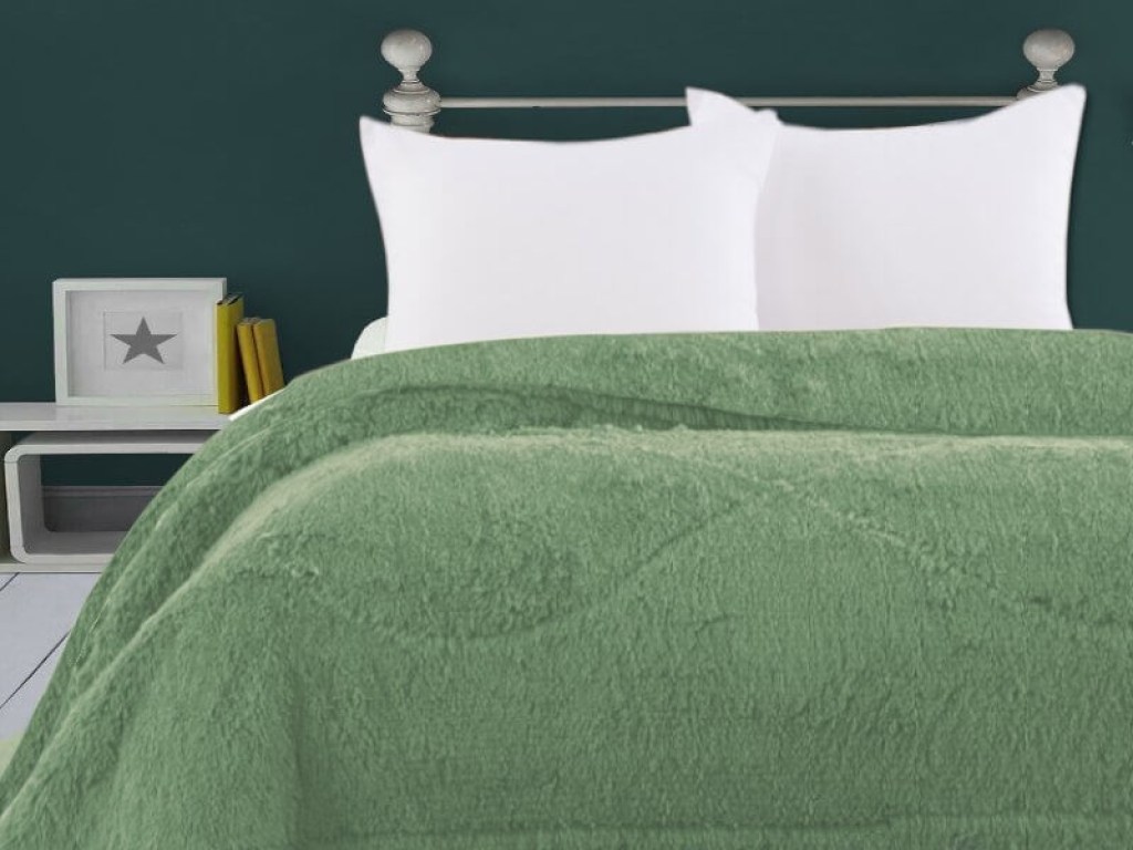 Κουβερτοπάπλωμα Υπέρδιπλο Γούνινο Mint Γαρύφαλλο 220x240 | Γαρύφαλλο - Λευκά Είδη