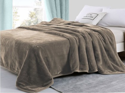 Κουβέρτα Υπέρδιπλη Βελουτέ Έλεφαντ Super Soft Γαρύφαλλο 220x240 | Γαρύφαλλο - Λευκά Είδη