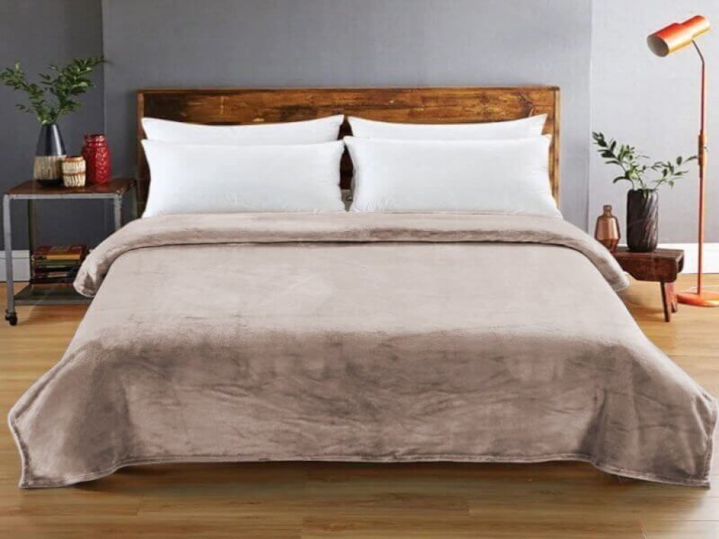 Κουβέρτα Υπέρδιπλη Βελουτέ Super Soft Γαρύφαλλο | Γαρύφαλλο - Λευκά Είδη