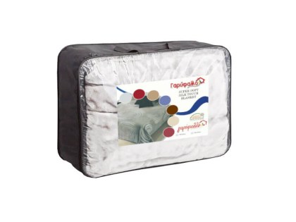 Κουβέρτα Ημίδιπλη Βελουτέ Super Soft Γαρύφαλλο | Γαρύφαλλο - Λευκά Είδη