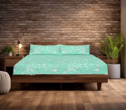 Κατωσέντονο Υπέρδιπλο Φανελένιο με Λάστιχο Εμπριμέ Floral in Bloom 100% Βαμβακερά Γαρύφαλλο 180x200+32cm | Γαρύφαλλο - Λευκά Είδη