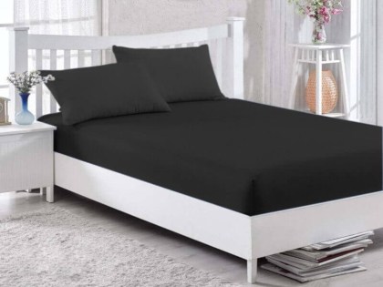 Σετ Μαξιλαροθήκες Μαύρο Βαμβακερές Γαρύφαλλο 2 Τεμαχίων 50x70 | Γαρύφαλλο - Λευκά Είδη