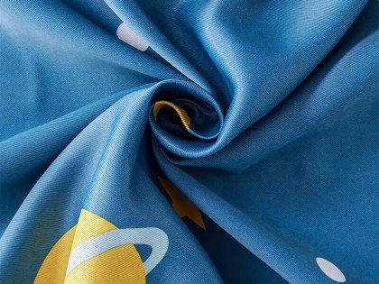 Παιδική Κουρτίνα Χοντρή Με Τρέσα Πλανήτες Γαρύφαλλο 260x280 | Γαρύφαλλο - Λευκά Είδη