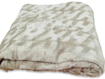 Κουβέρτα Μονή Fleece Μπεζ Ανάγλυφη Soft Γαρύφαλλο 160x220 | Γαρύφαλλο - Λευκά Είδη