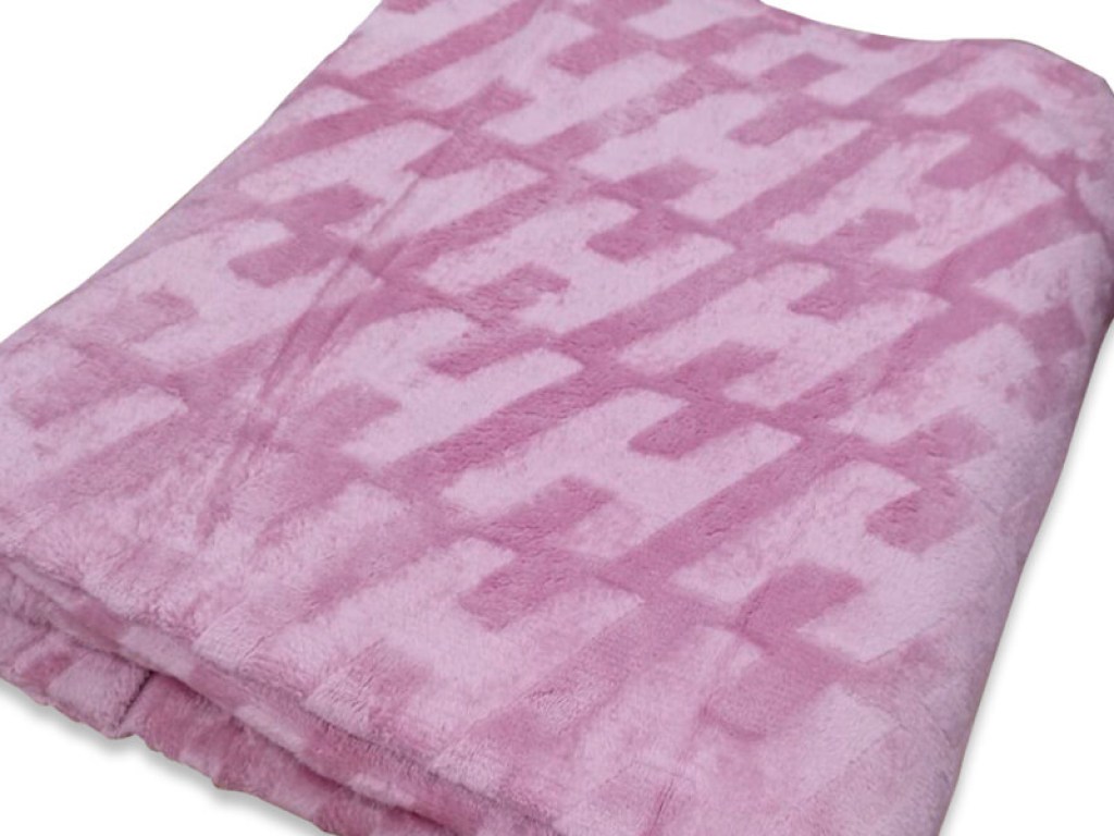 Κουβέρτα Μονή Fleece Ροζ Ανάγλυφη Soft Γαρύφαλλο 160x220 | Γαρύφαλλο - Λευκά Είδη