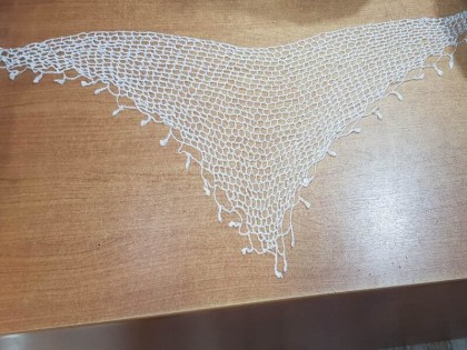 Μαντήλια Σαρίκια Γάμου Κρητικά Ζαχαρί Γαρύφαλλο 40x120 | Γαρύφαλλο - Λευκά Είδη