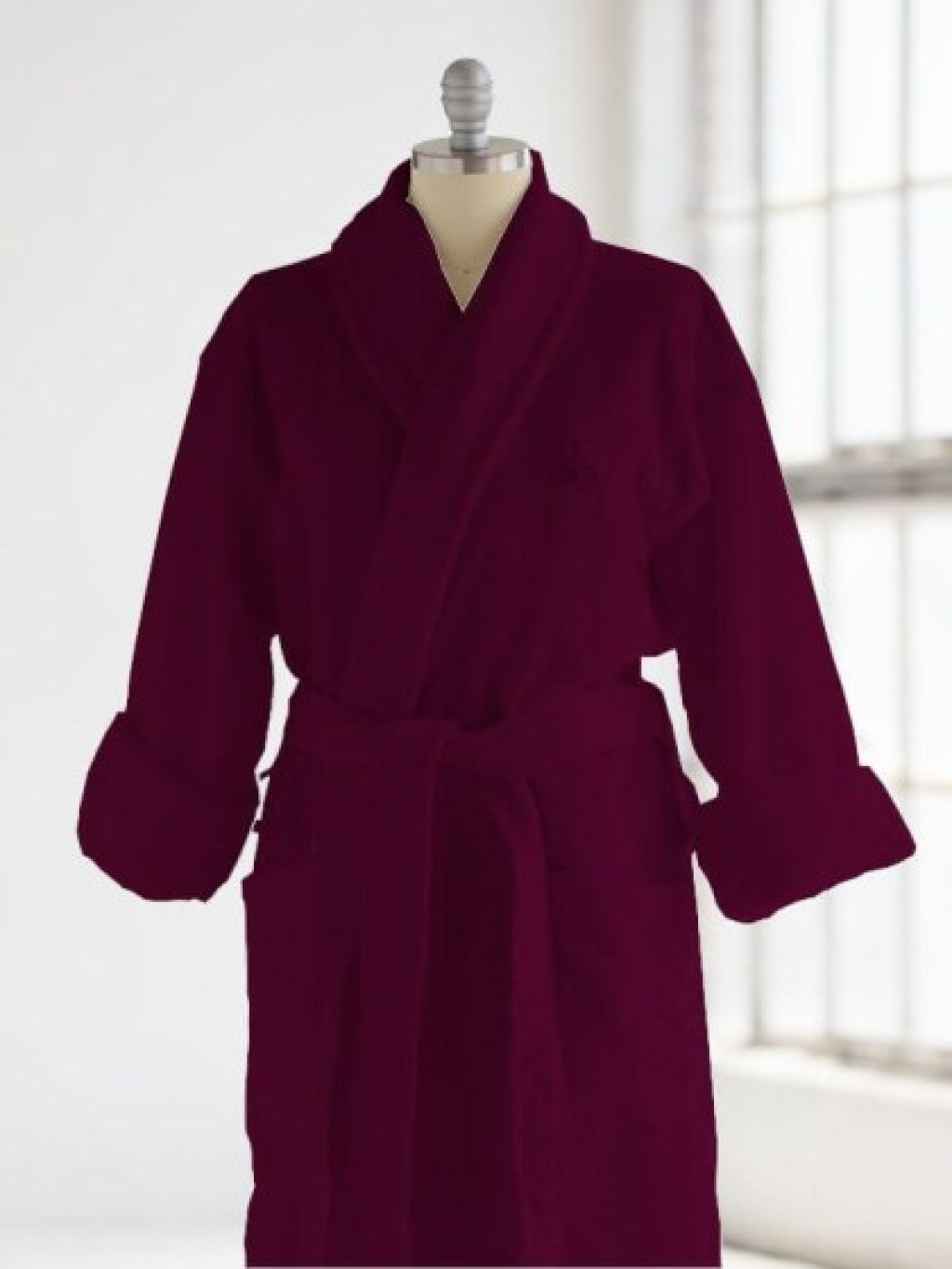 Μπουρνούζι Unisex Γκρι Βαμβακερό 440gsm Γαρύφαλλο | Γαρύφαλλο - Λευκά Είδη