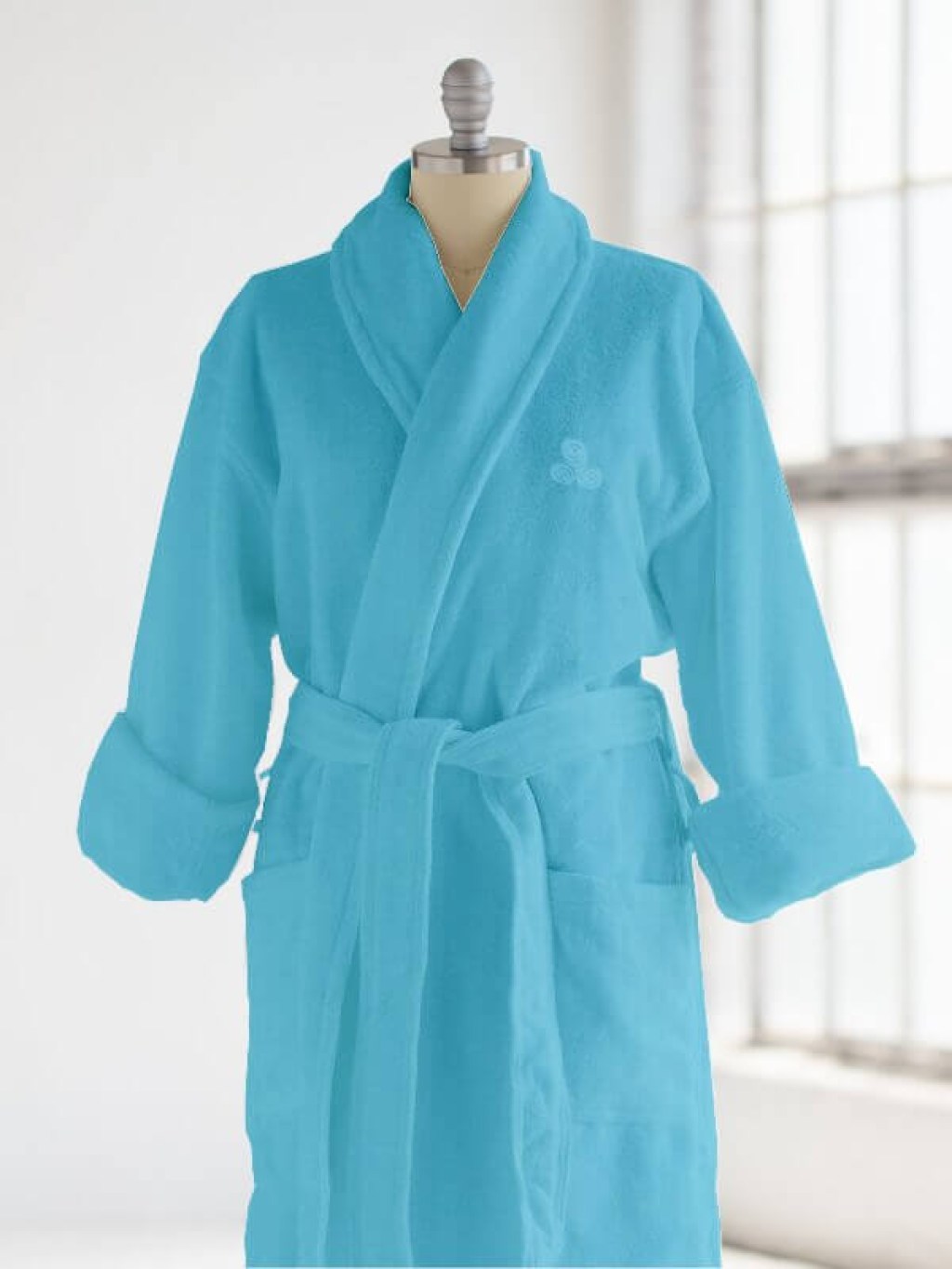 Μπουρνούζι Unisex Βαμβακερό Γαρύφαλλο | Γαρύφαλλο - Λευκά Είδη