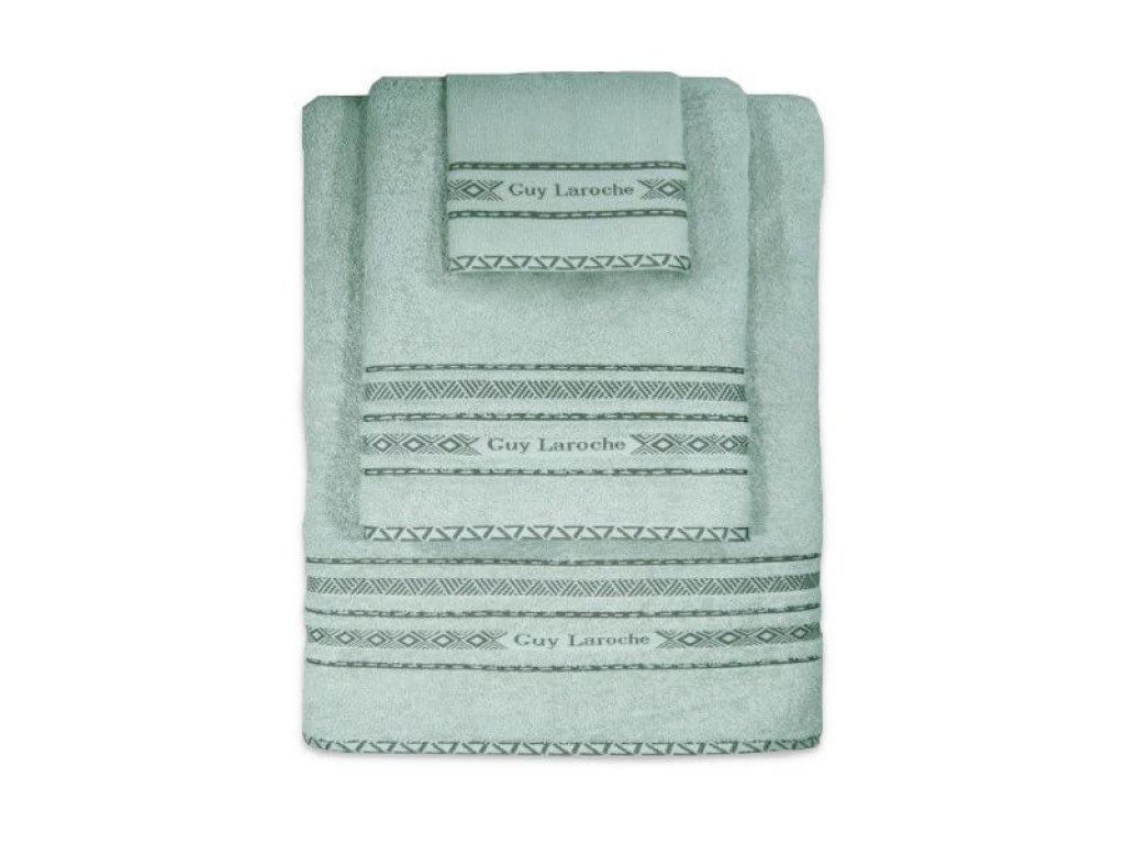 Σετ Πετσέτες Μπάνιου Βαμβακερές Guy Laroche | Γαρύφαλλο - Λευκά Είδη