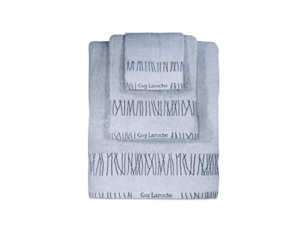 Σετ Πετσέτες Μπάνιου Βαμβακερές Guy Laroche | Γαρύφαλλο - Λευκά Είδη