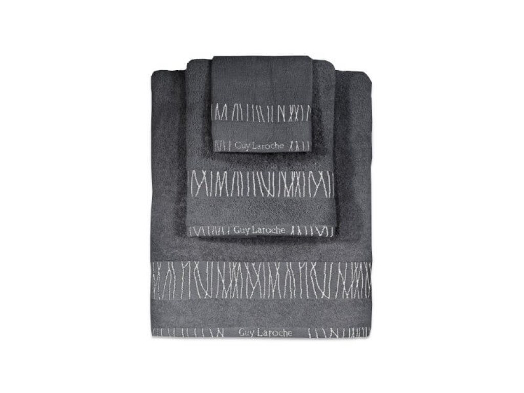 Σετ Πετσέτες Μπάνιου Βαμβακερές Guy Laroche | Γαρύφαλλο - Λευκά Είδη