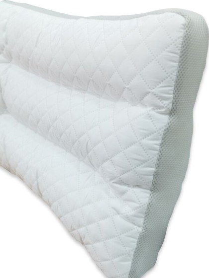 Μαξιλάρι Ύπνου Διαπνέων Ημίσκληρο Καπιτονέ Με Διπλό Γαζί Και Από Τις Δυο Πλευρές Γαρύφαλλο 50x70  | Γαρύφαλλο - Λευκά Είδη