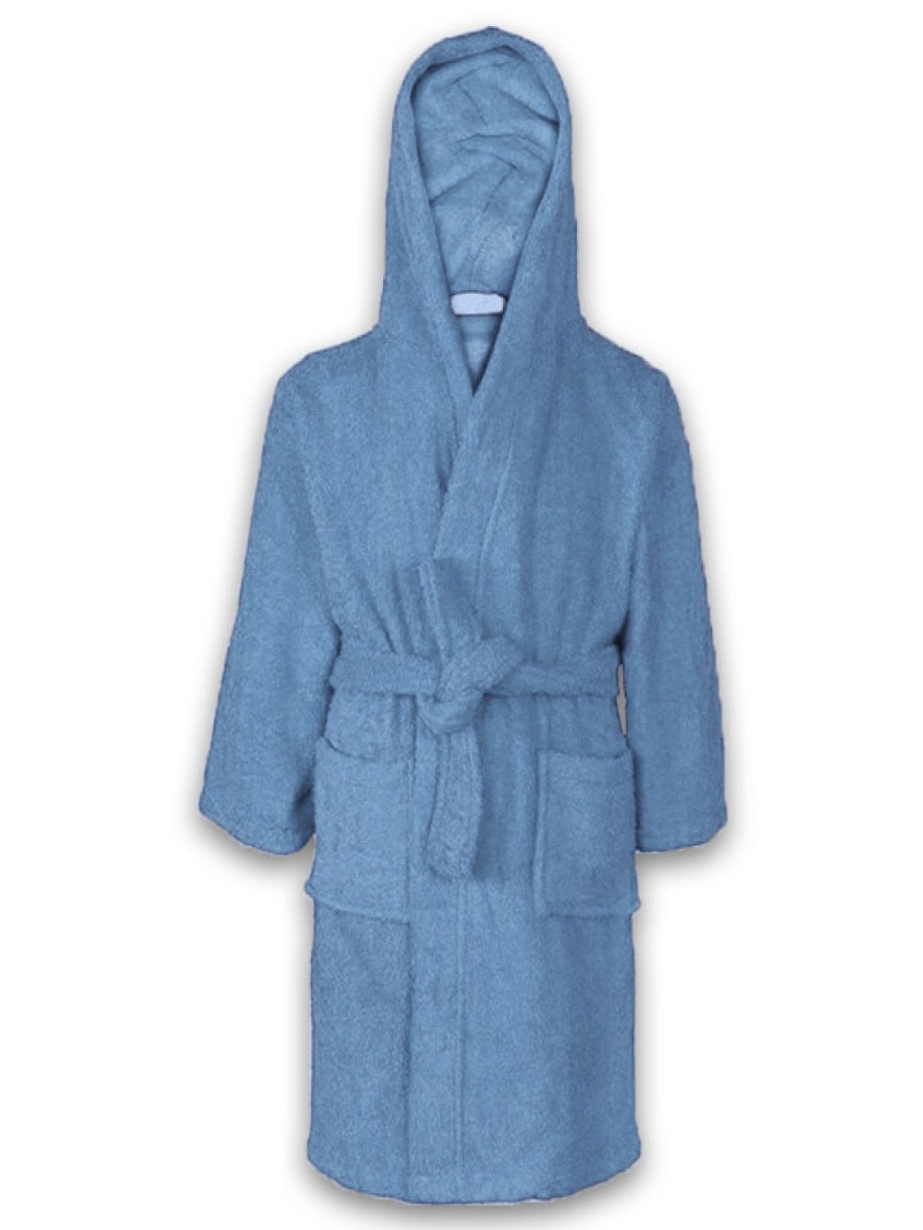 Μπουρνούζι Ενηλικών Unisex Γαλάζιο με Κουκούλα Βαμβακερά 420gsm Γαρύφαλλο | Γαρύφαλλο - Λευκά Είδη
