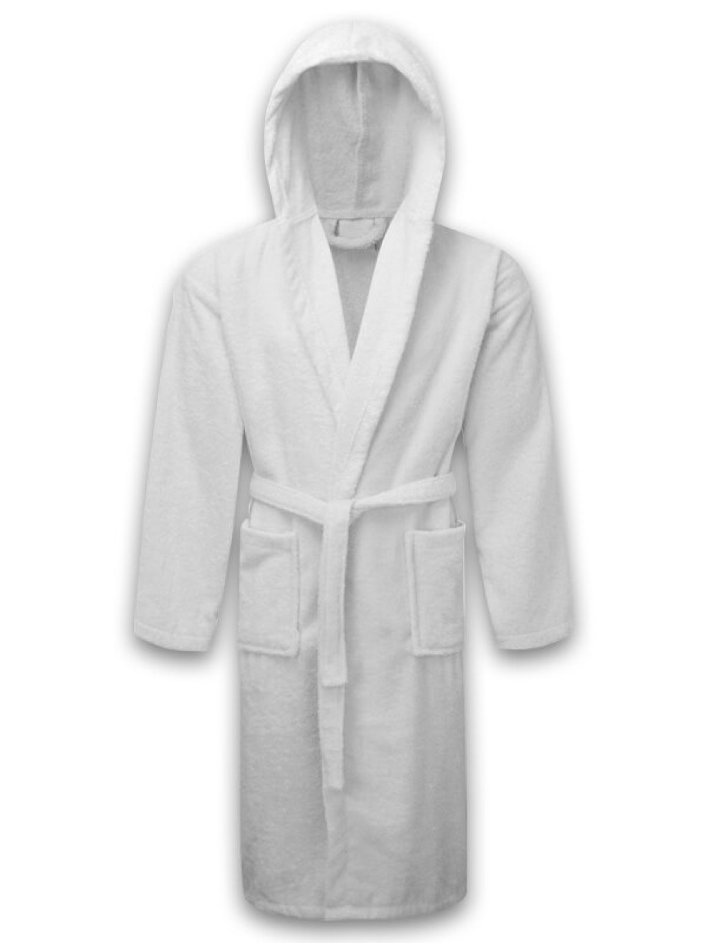 Μπουρνούζια Ενηλικών Unisex με Κουκούλα Βαμβακερά 420gsm Γαρύφαλλο | Γαρύφαλλο - Λευκά Είδη