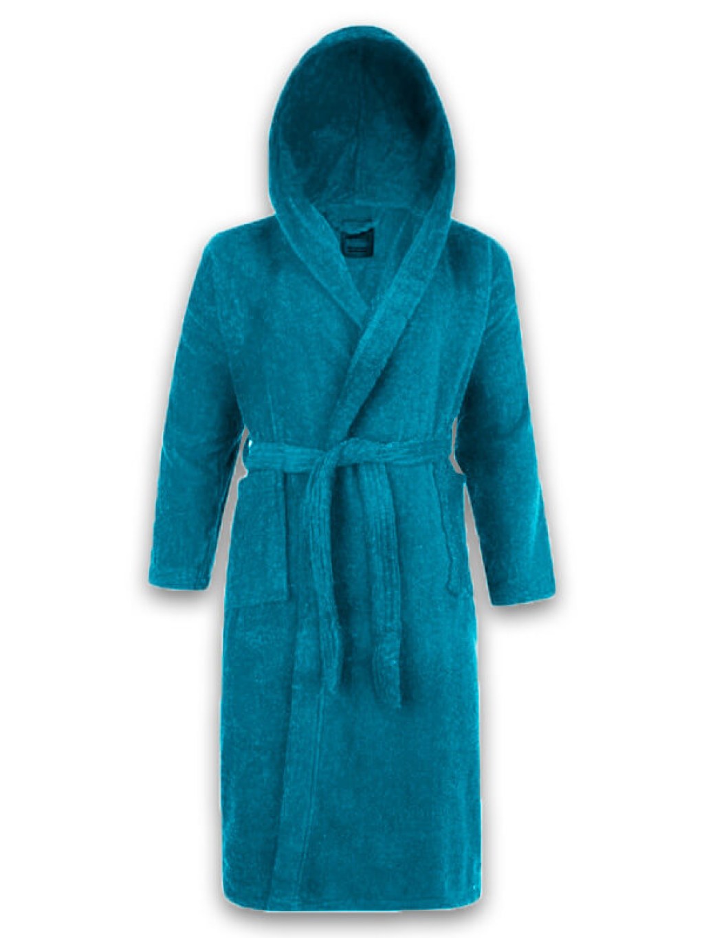 Μπουρνούζι Ενηλικών Unisex Πετρόλ με Κουκούλα Βαμβακερά 420gsm Γαρύφαλλο | Γαρύφαλλο - Λευκά Είδη