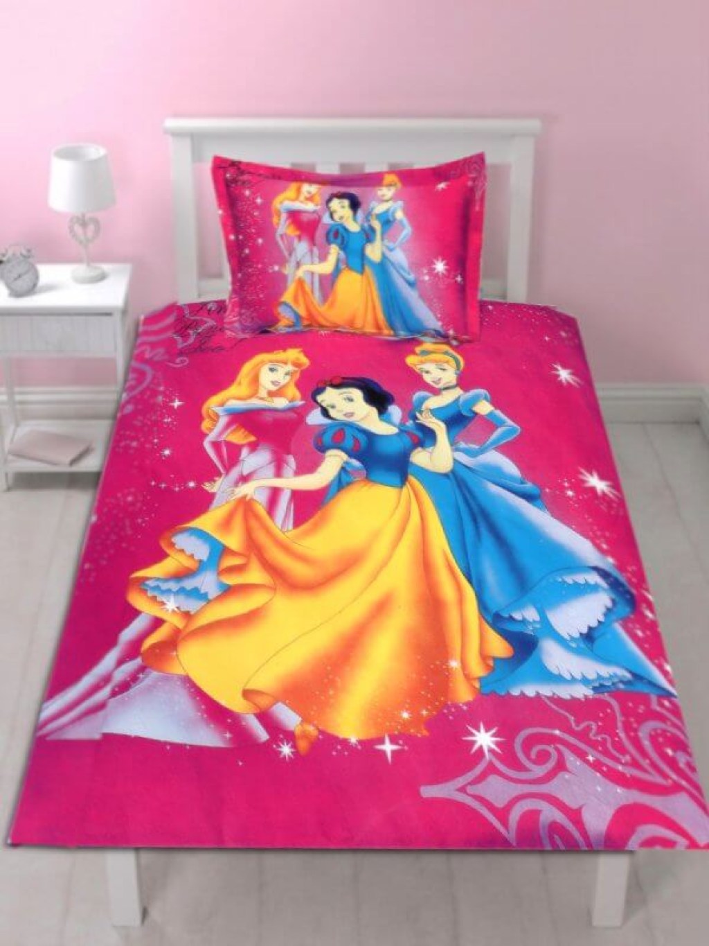 Παιδικό Κουβερλί Σετ Ροζ Microfiber Disney Πριγκίπισσες Γαρύφαλλο 140x200 | Γαρύφαλλο - Λευκά Είδη