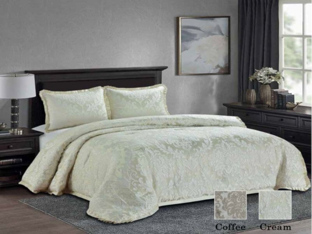 Πάπλωμα Υπέρδιπλο Damask Jacquard Γαρύφαλλο 220x240 | Γαρύφαλλο - Λευκά Είδη