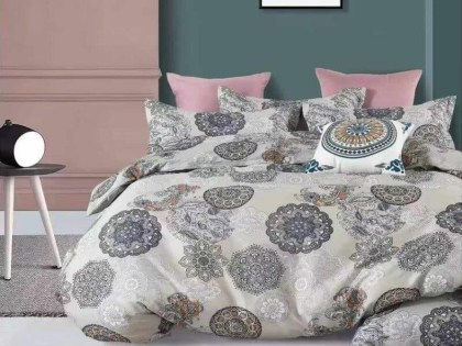Πάπλωμα Εμπριμέ Έθνικ Microfiber 2335 Γαρύφαλλο | Γαρύφαλλο - Λευκά Είδη