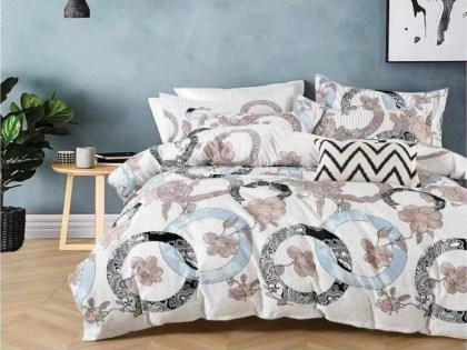 Πάπλωμα Εμπριμέ Φλοράλ Cycles Microfiber 2375 Γαρύφαλλο | Γαρύφαλλο - Λευκά Είδη