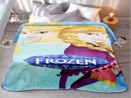 Παιδική Κουβέρτα Βελουτέ Frozen Γαρύφαλλο | Γαρύφαλλο - Λευκά Είδη