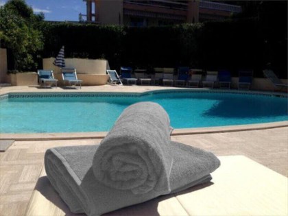 Πετσέτα Πισίνας Ξενοδοχείου Έλεφαντ Βαμβακερή 450gsm Γαρύφαλλο 80x160 | Γαρύφαλλο - Λευκά Είδη