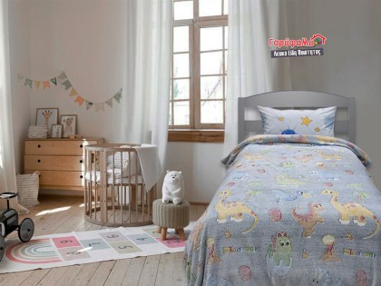 Παιδική Κουβέρτα Μονή Φωσφοριζέ Fleece Dinosaur Γαρύφαλλο 160x220 | Γαρύφαλλο - Λευκά Είδη