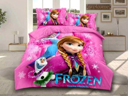Παιδικό Πάπλωμα Μικροΐνες Disney Frozen Ροζ Γαρύφαλλο 150x220 | Γαρύφαλλο - Λευκά Είδη