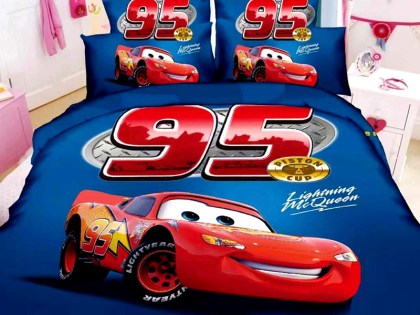 Παιδικό Πάπλωμα Μικροΐνες Disney MqQueen Γαρύφαλλο 150x220 | Γαρύφαλλο - Λευκά Είδη