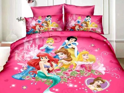 Παιδικό Πάπλωμα Μικροΐνες Disney Princess Ροζ Γαρύφαλλο 150x220 | Γαρύφαλλο - Λευκά Είδη