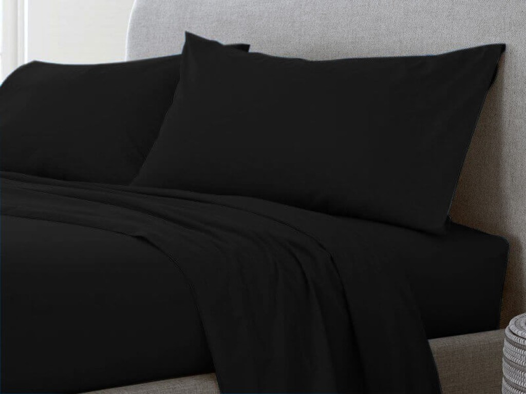 Σετ Μαξιλαροθήκες Μαύρο 100% Cotton Reactive Γαρύφαλλο 2 Τεμαχίων 50x70 | Γαρύφαλλο - Λευκά Είδη