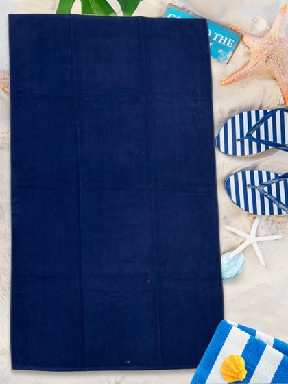 Πετσέτα Θαλάσσης Βαμβακερή Μπλε Blue 450gsm Γαρύφαλλο 90x170 | Γαρύφαλλο - Λευκά Είδη