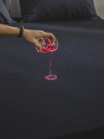 Σεντόνι Jersey Με Λάστιχο Λευκό Αδιάβροχο Προστατευτικό Στρώματος 2 σε 1 Γαρύφαλλο | Γαρύφαλλο - Λευκά Είδη