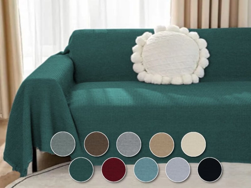 Σετ Ριχτάρια Καναπέ Σενίλ Μονόχρωμα One Color Γαρύφαλλο 3 ΤΜΧ | Γαρύφαλλο - Λευκά Είδη