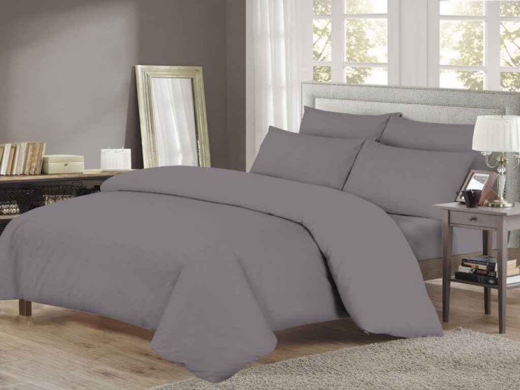 Σετ Σεντόνια Σιέλ Βαμβακερά One Color Γαρύφαλλο | Γαρύφαλλο - Λευκά Είδη