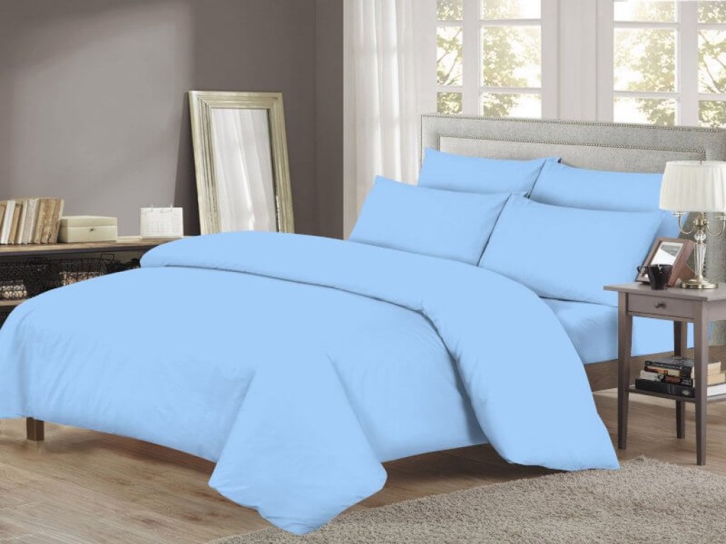 Σετ Σεντόνια Σιέλ Βαμβακερά One Color Γαρύφαλλο | Γαρύφαλλο - Λευκά Είδη