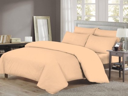 Σετ Σεντόνια Μπεζ Βαμβακερά One Color Γαρύφαλλο | Γαρύφαλλο - Λευκά Είδη