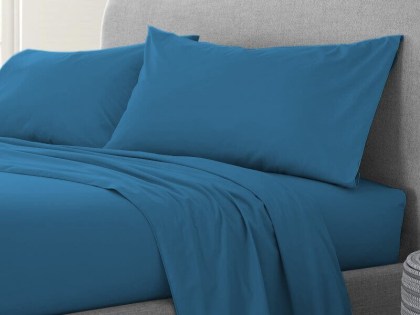 Σετ Σεντόνια Πετρόλ 100% Βαμβακερά Reactive One Color Γαρύφαλλο | Γαρύφαλλο - Λευκά Είδη