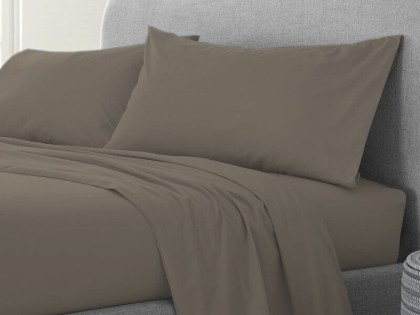Σετ Σεντόνια Taupe 100% Βαμβακερά Reactive One Color Γαρύφαλλο | Γαρύφαλλο - Λευκά Είδη