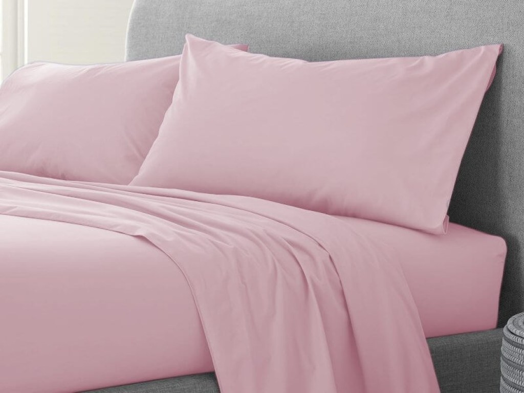 Σετ Σεντόνια Ροζ 100% Βαμβακερά Reactive One Color Γαρύφαλλο | Γαρύφαλλο - Λευκά Είδη