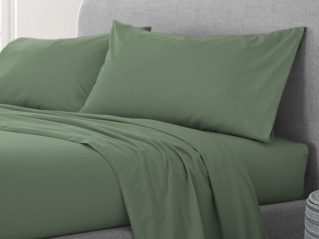 Σετ Σεντόνια Χακί 100% Βαμβακερά Reactive One Color Γαρύφαλλο | Γαρύφαλλο - Λευκά Είδη