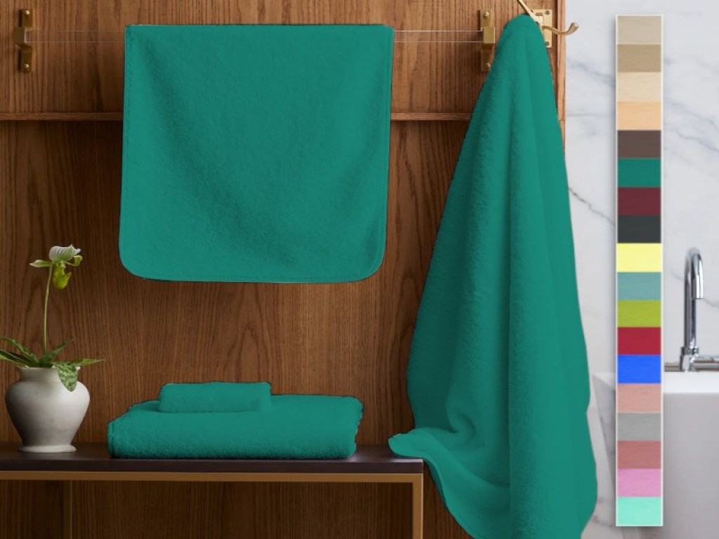 Σετ Πετσέτες Μπάνιου Πενιέ 100% Βαμβακερές 420gr/m² Γαρύφαλλο 3 Τεμάχια | Γαρύφαλλο - Λευκά Είδη